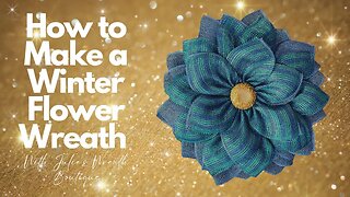 How to Make a Flower Wreath | How to Make a Wreath | How to Make a Christmas Wreath | Easy Crafts
