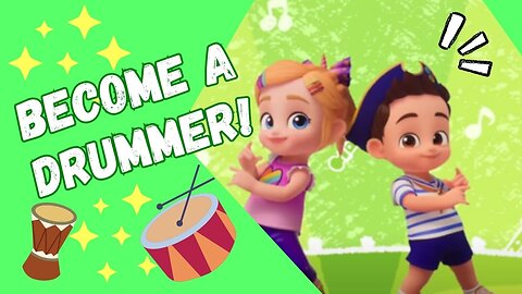 Become a drummer | Kid Song | New episode baby cartoons