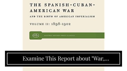 Examine This Report about "War, Expansion, and Imperialism: Analyzing the Legacy of the Spanish...