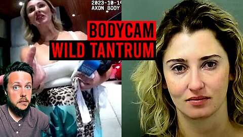 Woman Throws Wild Tantrum, Cries and Curses at Cops Before Getting Tied Up