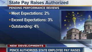 Pence authorizes pay raises for state employees