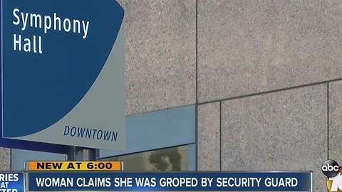 Woman sues security company, claims security guard groped her during concert