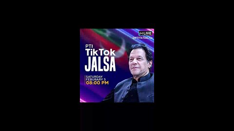 PTI TikTok Jalsa today 8:00 pm | News 📰
