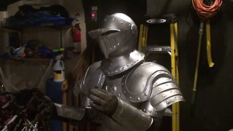 Haunted Moving Suit Of Armor Halloween Prop