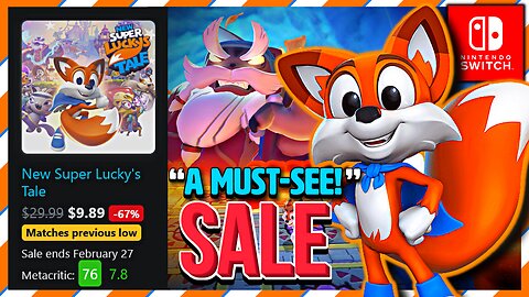 Nintendo Eshop Deal of the Day! New Super Lucky's Tale - 67% OFF!