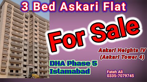 3 Bedroom Askari Flat FORSALE in Askari Heights IV, DHA Phase 5 Islamabad