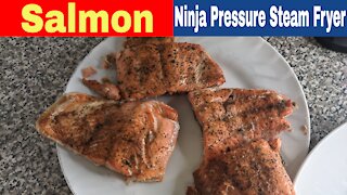 Salmon Fillet Recipe, Ninja Foodi XL Pressure Cooker Steam Fryer