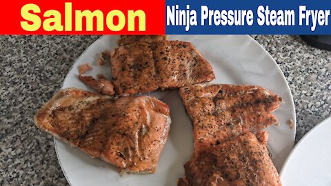 Salmon Fillet Recipe, Ninja Foodi XL Pressure Cooker Steam Fryer