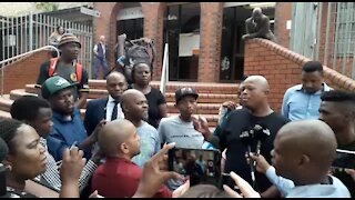 SOUTH AFRICA - Durban - Mampintsha outside Pinetown magistrates Court (Videos) (Hx3)