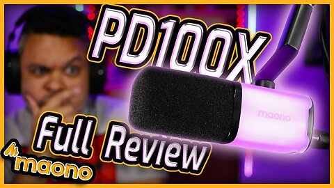 Maono PD100X XLR and USB Gaming Mic Review