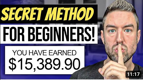 Clickbank Affiliate Marketing SECRET Method For Beginners! Make Money Online