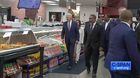 Sundowning: Biden Has Absolutely No Idea Where He Is As He Tours The Deli Of A Nevada Supermarket