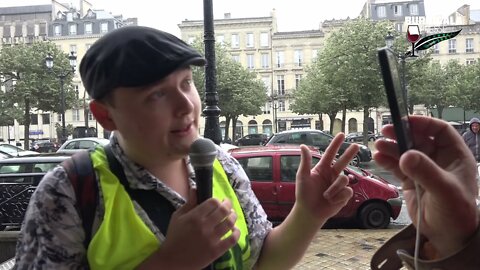 Manifestation Liberté du 31/7/21, interview de Baptiste