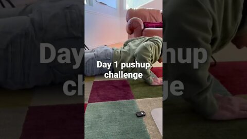 Day 1 pushup challenge