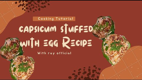 capcicum stuffed with eggs recipe step by step process !!!! #capcicum #trending #youtube #withegg