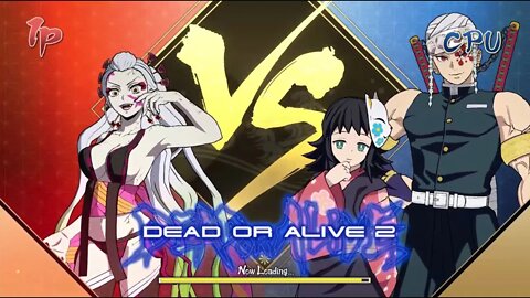 Daki Vs. Makomo and Tengen Uzui - You Are Under My Control - Dead Or Alive 2 Music - VERY HARD CPU