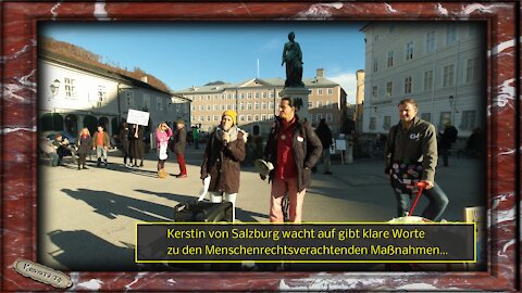 Kerstin von Salzburg wacht auf gibt klare Worte zu den Menschenrechtsverachtenden Maßnahmen
