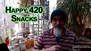 My Happy 420 Snacks, and Some Random Discussions [ASMR, Male, Soft-Spoken, Eating]