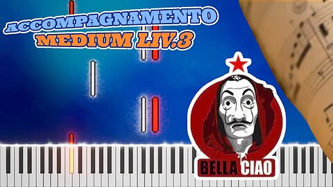 BELLA CIAO ACCOMPAGNAMENTO PIANO TUTORIAL + SPARTITO GRATIS LIVELLO MEDIO