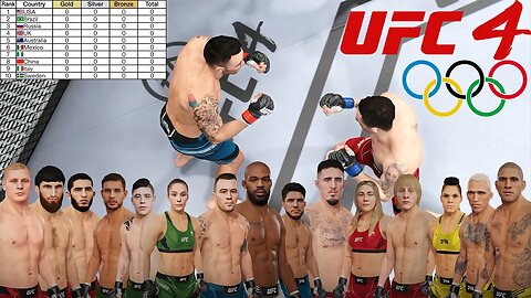 What if MMA Was Added to the Olympics? - UFC 4 Simulation