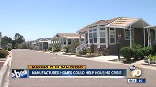 Mobile homes becoming more popular in San Diego