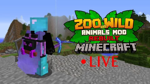 Minecraft: Zoo and Wild Animal (ZAWA) Mod - LIVESTREAM #8 - Big Cat Renovations!