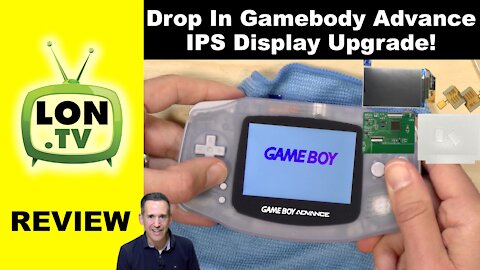 Gameboy Advance Drop In, No Cut Backlit IPS Screen Replacement Review!