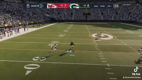 Adam With The Nice Touchdown Catch! Madden 21