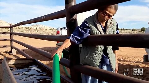 Daily life for 86-year-old woman on Navajo Nation