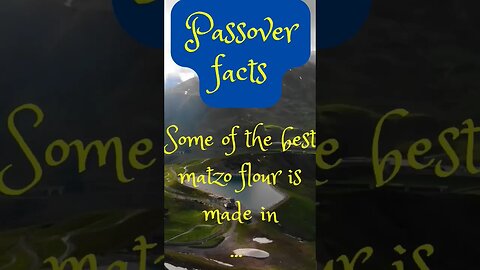 Passover Fact part 1 #shorts #passover #facts