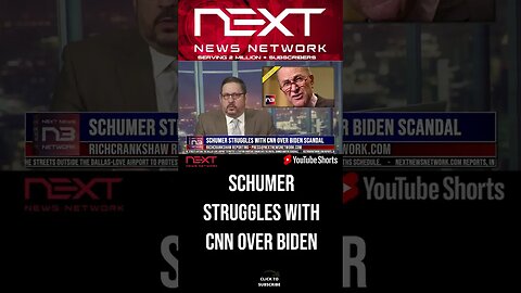 Schumer Struggles with CNN Over Biden Scandal #shorts