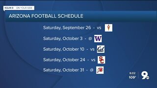 Arizona Football schedule released