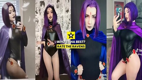 Best Raven Cosplay Costume Competition - Teen Titan #5 💚💜 [4K]