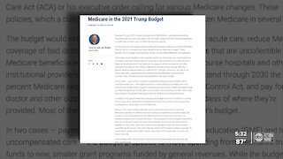 Full story behind commercial that claims President Trump will cut Social Security and Medicare