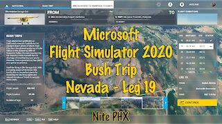 MSFS2020 - Bush Trip - Nevada - Leg 19