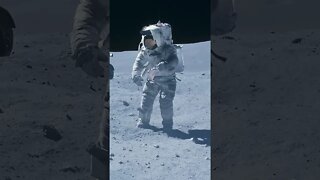 Was the moon landing faked? shadow anomaly. 🌑☄ #moonlanding #shorts