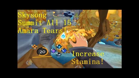 Skysong Summit: All 15 Amara Tears! Stamina Upgrade for Aetheric Upgrade!