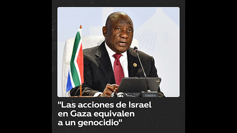 "Las acciones de Israel en Gaza equivalen a un genocidio"