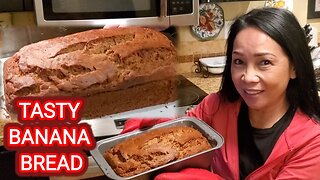 TASTY BANANA BREAD USING SABA BANANA