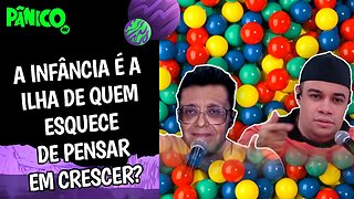 ENÉAS CARNEIRO FAZ ANÁLISE DAS BRINCADEIRAS DE CRIANÇA QUE IGOR GUIMARÃES GUARDA NA LEMBRANÇA