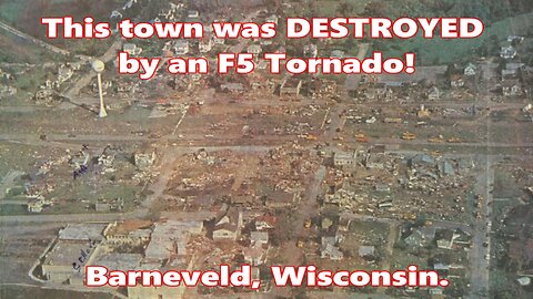 This town was DESTROYED by an F5 Tornado! Barneveld, Wisconsin.