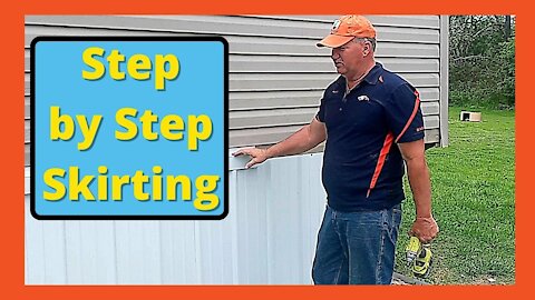 Step-by-step how to install Metal Skirting on a Mobile home or building