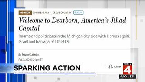Dearborn police on high alert after WSJ opinion article