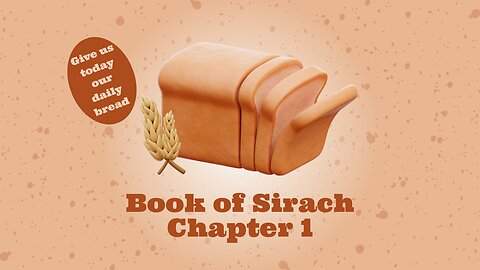 Book of Sirach (Ecclesiasticus) Chapter 1