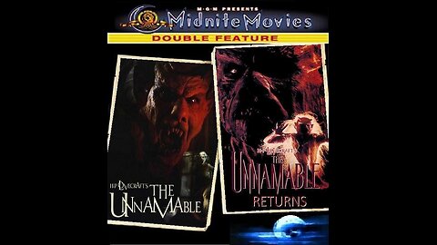 THE UNNAMABLE 1988 & THE UNNAMABLE RETURNS 1992 H.P. Lovecraft Twin Terror DOUBLE FEATURE