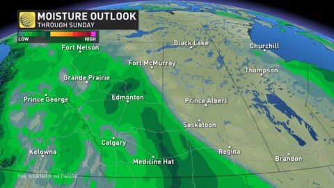 Much-needed precipitation event coming for the dry Prairies this weekend