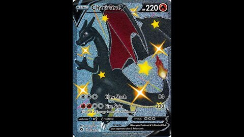 Shiny Charizard V Has Been Pulled!! Champion's Path Opening!