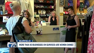 More than 40 businesses on Elmwood are owned by women