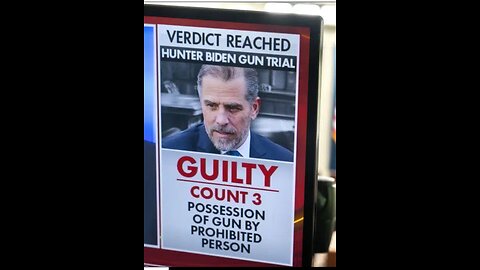 #HunterBiden Found GUILTY on all 3 FEDERAL Charges | Faces 25 Years Behind Bars #Verdict