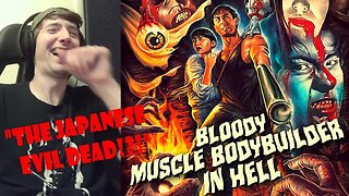 Bloody Muscle Body Builder In Hell (1995) Horror Movie Reaction/Review "The Japanese Evil Dead!" 🎃